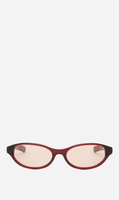 Flatlist | Olympia - Crystal Burgundy / Solid Peach Lens