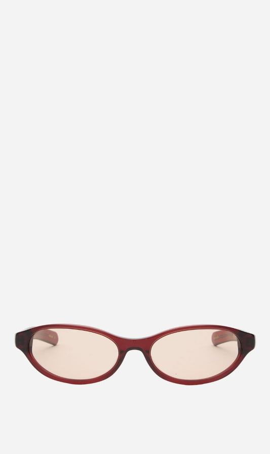 Flatlist | Olympia - Crystal Burgundy / Solid Peach Lens