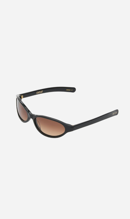Flatlist | Olympia - Solid Black / Brown Gradient Lens