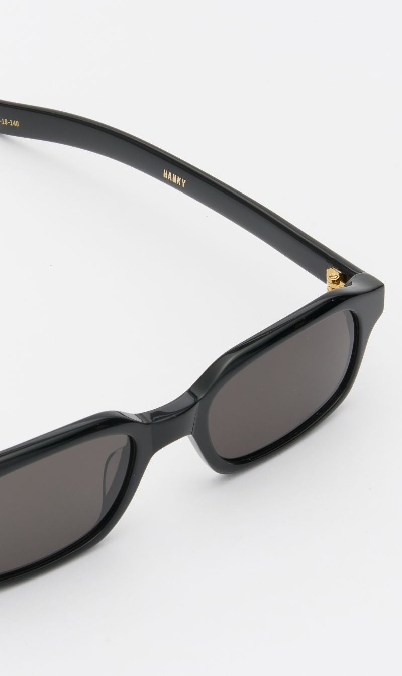 Flatlist | Hanky - Solid Black / Solid Black Lens