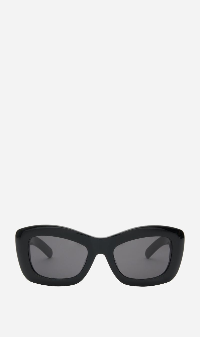 Flatlist | Inez - Solid Black / Solid Black Lens