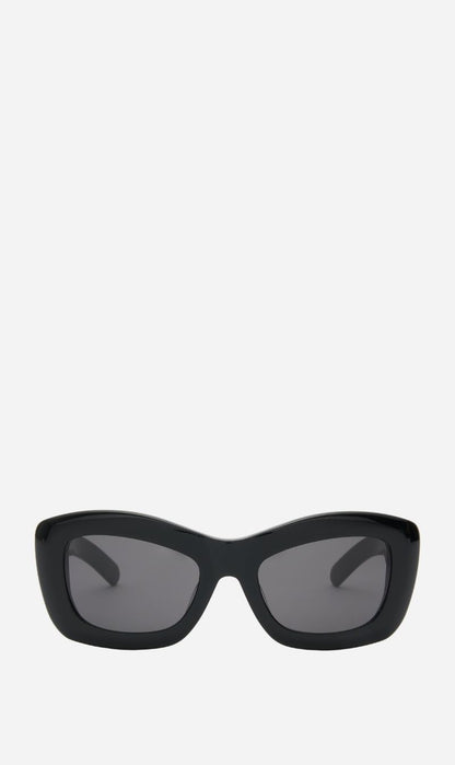 Flatlist | Inez - Solid Black / Solid Black Lens