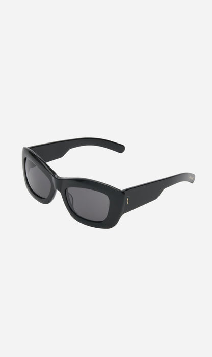 Flatlist | Inez - Solid Black / Solid Black Lens