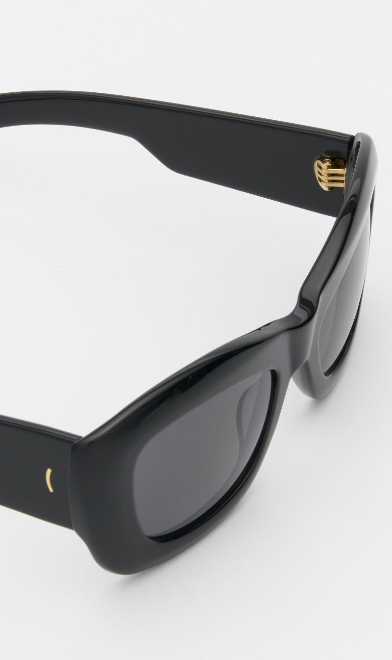Flatlist | Inez - Solid Black / Solid Black Lens
