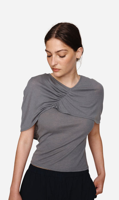 Marle | Ferrago Top - Charcoal