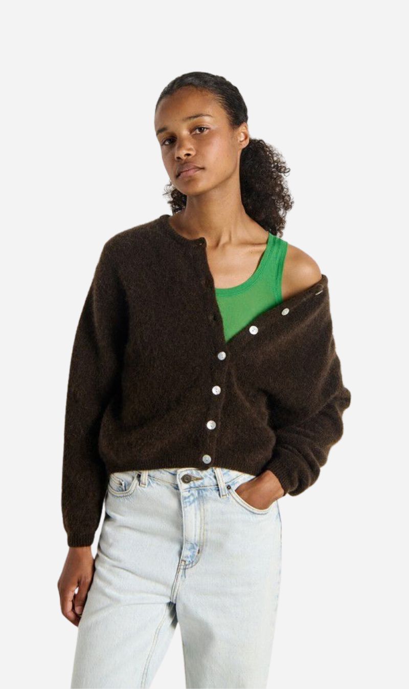 American Vintage | Vitow Cardigan - Coffee Melange