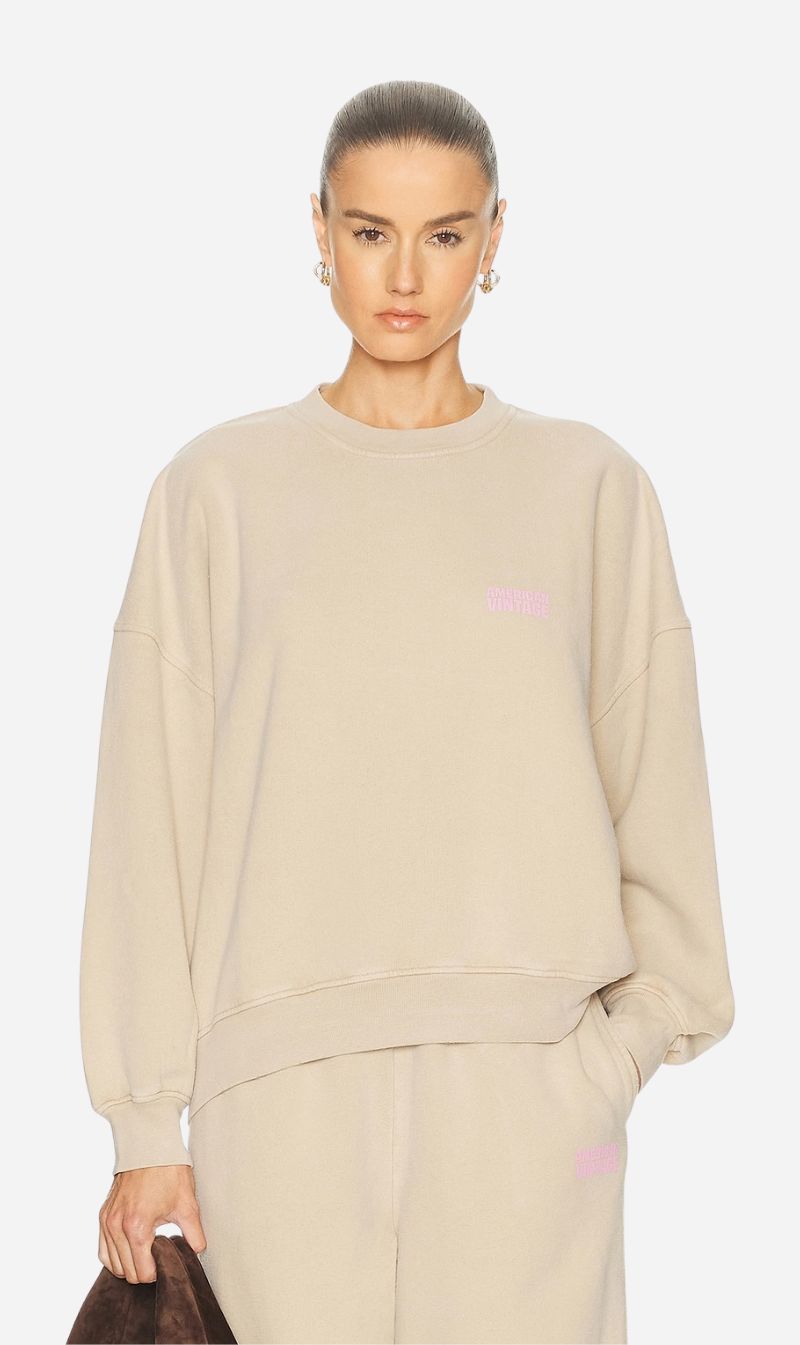 American Vintage | Plizzy Sweater - Vintage Dune