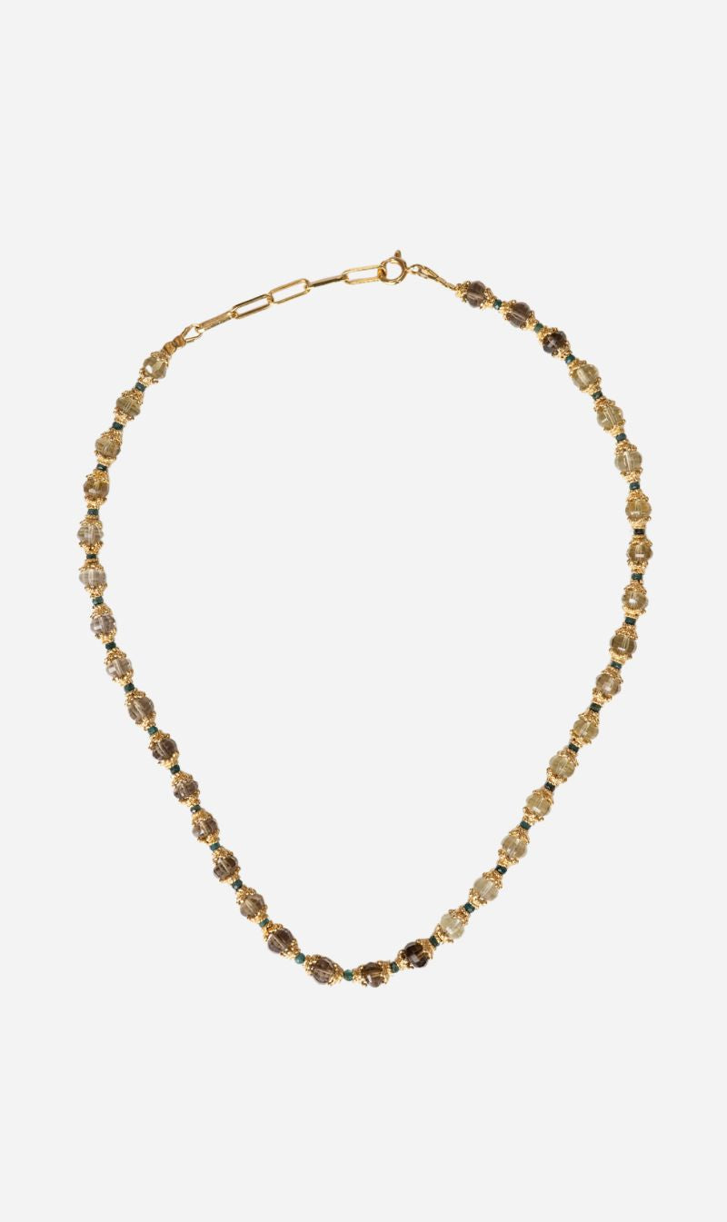 Tityaravy | Sriphala Necklace - Lemon Quartz