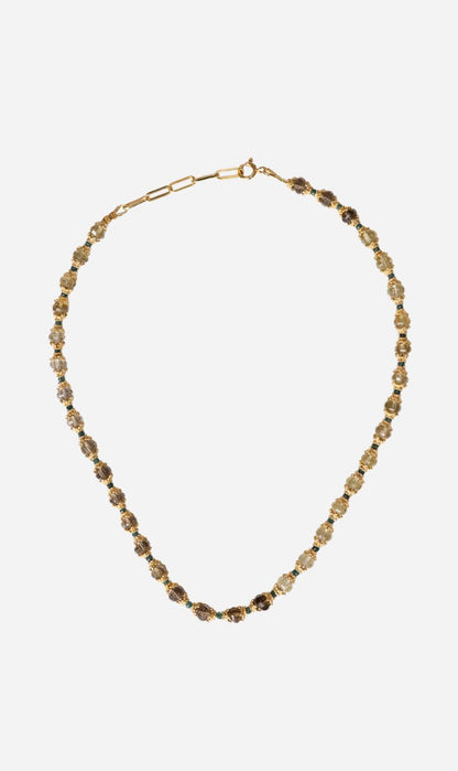 Tityaravy | Sriphala Necklace - Lemon Quartz