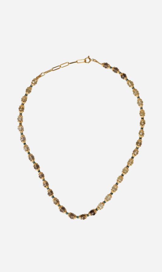 Tityaravy | Sriphala Necklace - Lemon Quartz