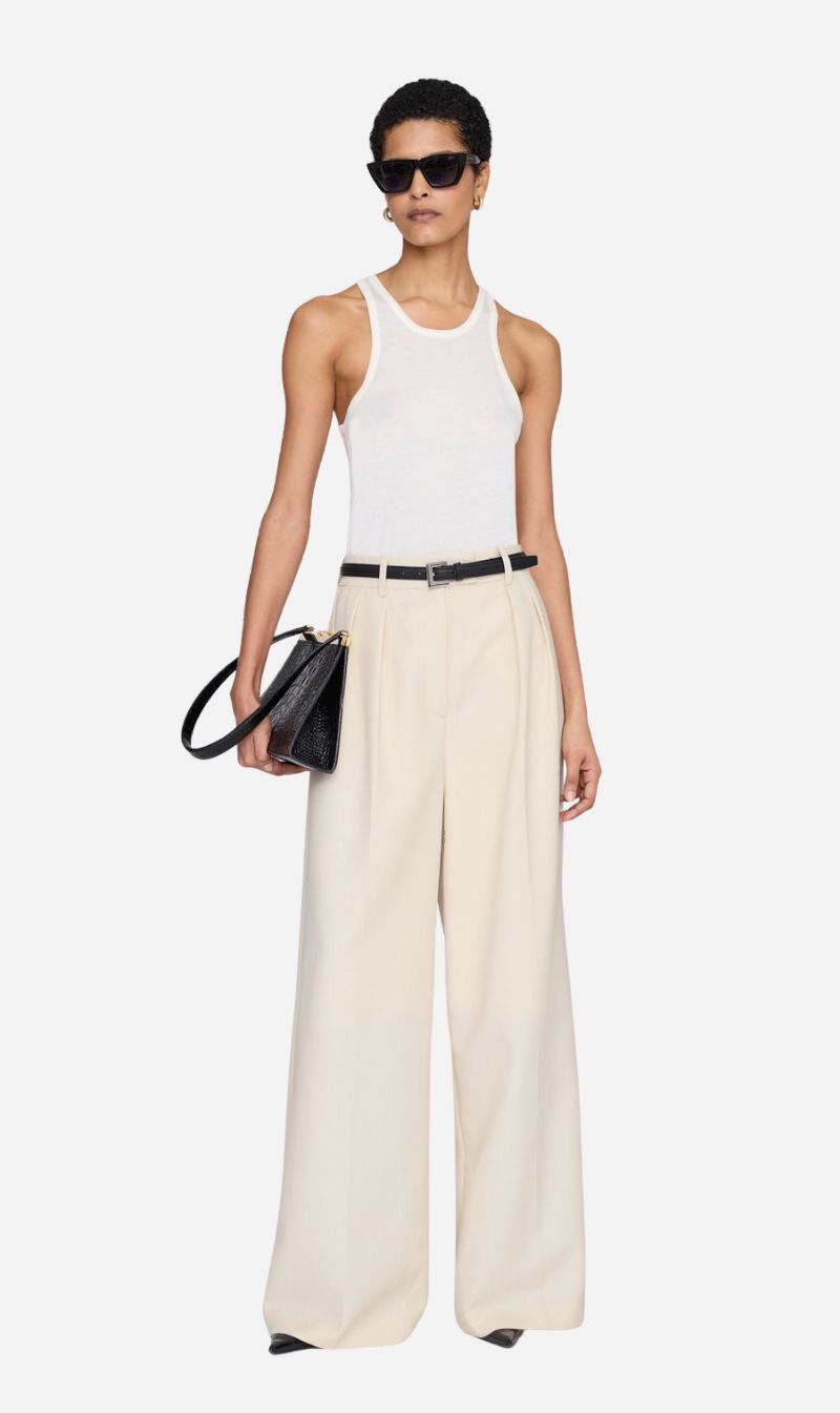 Anine Bing | Lou Trouser - Ecru