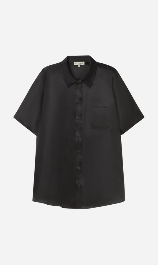 Silk Laundry | Short Sleeve Boyfriend Shirt - Year Of The Horse