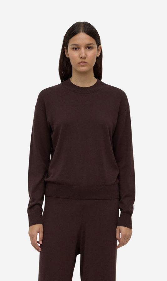 Assembly Label | Cotton Cashmere Lounge Sweater - Ganache