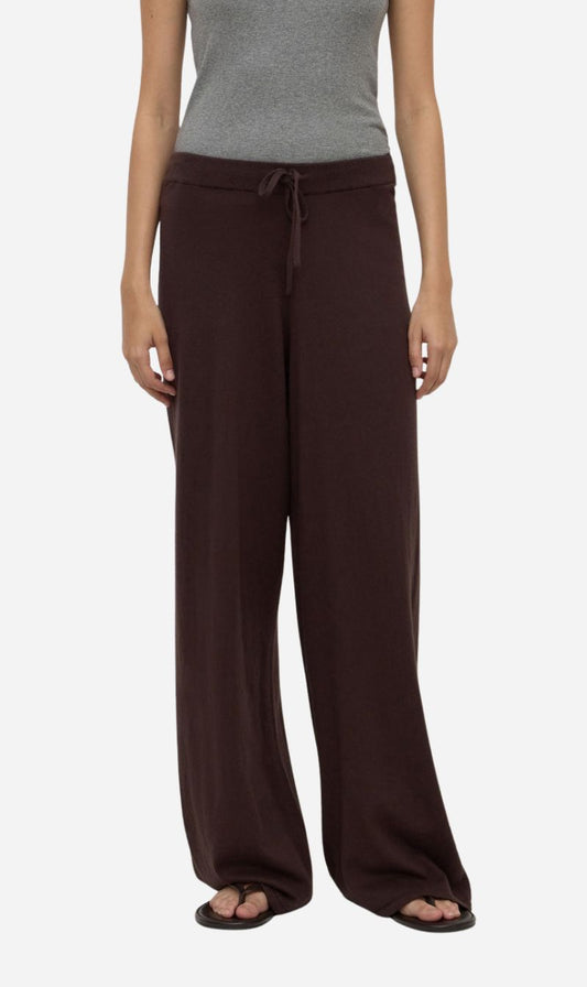 Assembly Label | Cotton Cashmere Lounge Pant - Ganache