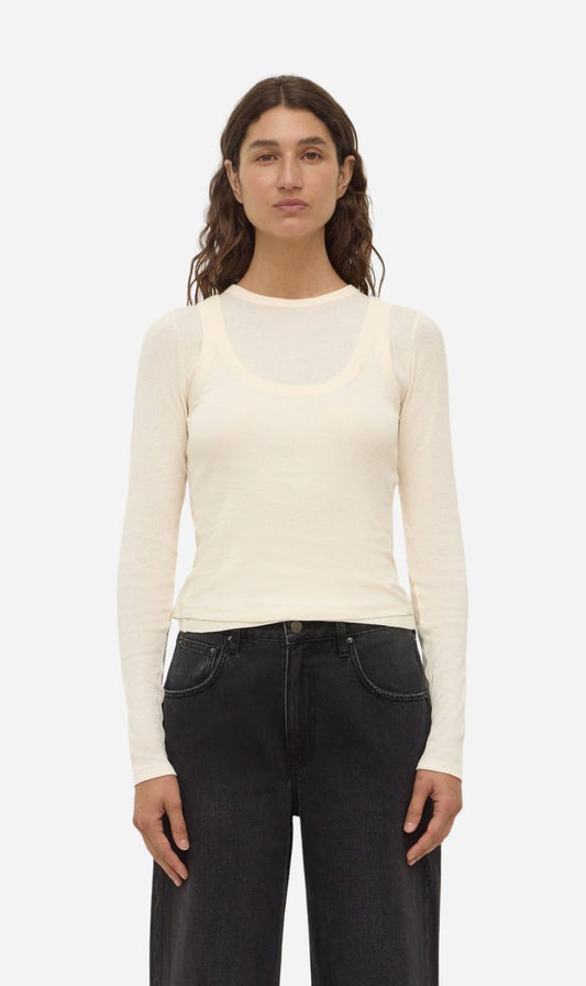 Assembly Label | Zali Long Sleeve Tee - Cream