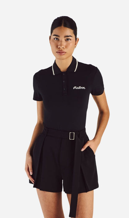 Malbon | Paloma Polo - Black / Black