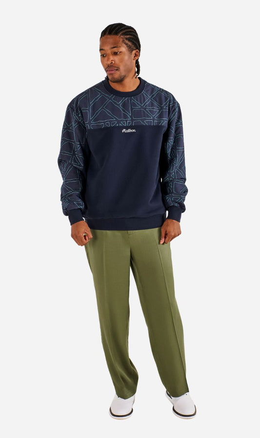 Malbon | Tierra Crewneck - Midnight