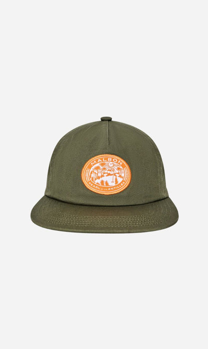 Malbon | Horizon Snapback - Olivine
