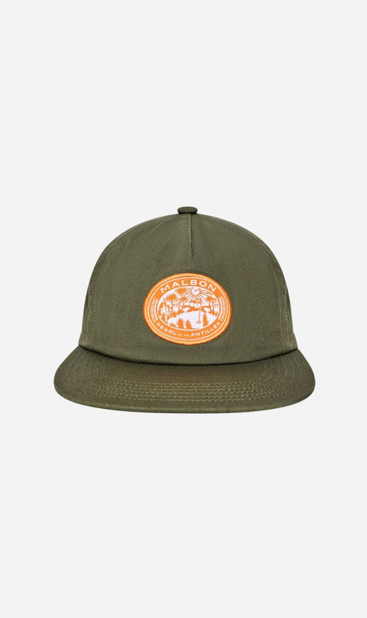 Malbon | Horizon Snapback - Olivine