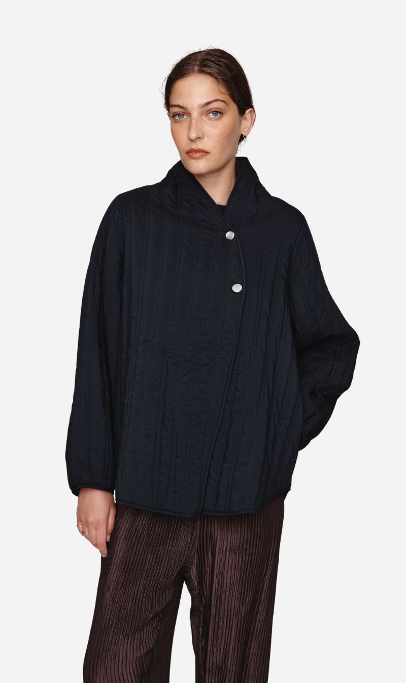 Marle | Agnes Jacket - Black / Tapenade