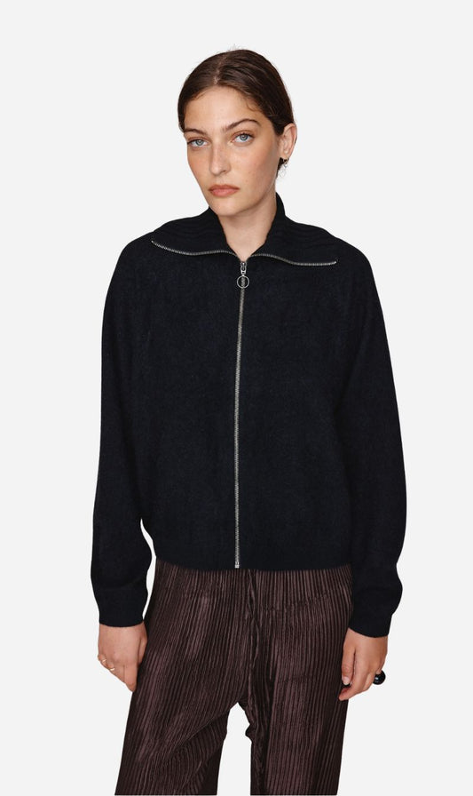 Marle | Oscar Zip Up - Black