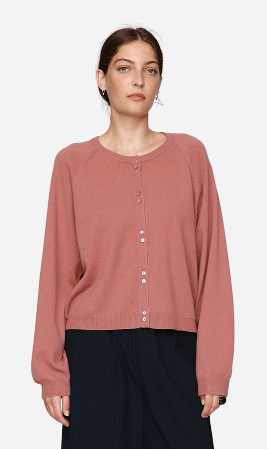 Marle | Babette Cardigan - Rosewood