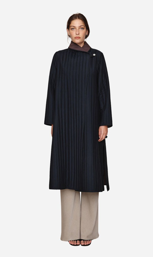 Marle | Eli Coat - Black / Tapenade