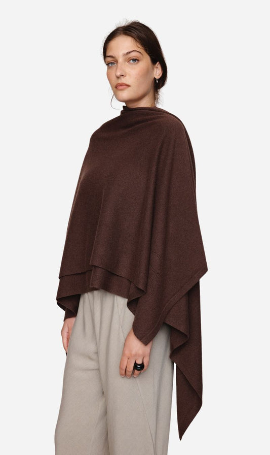 Marle | Matilda Poncho - Carob