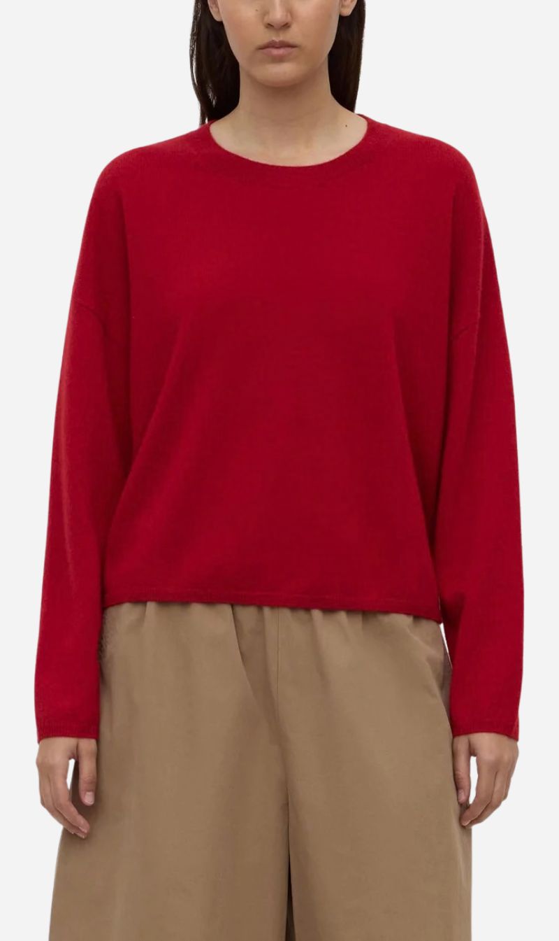 Assembly Label | Odelle Cashmere Knit - Dark Cherry