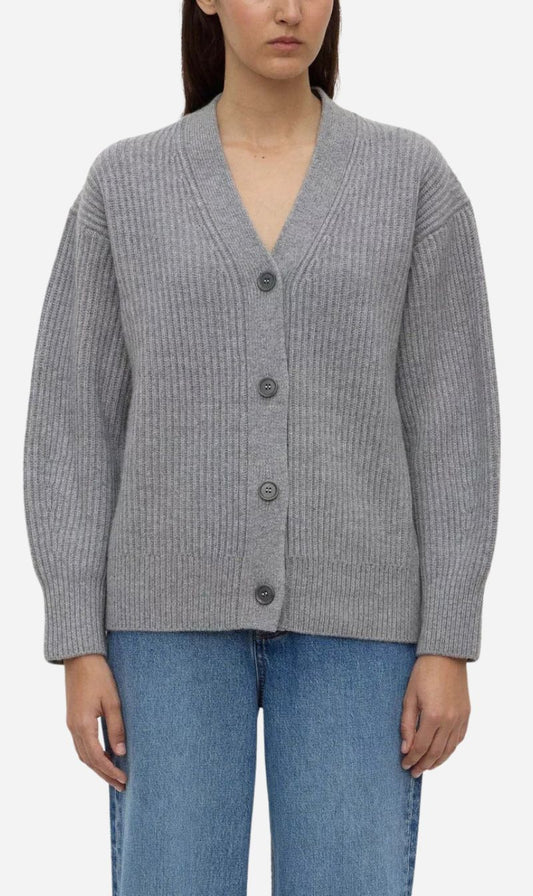 Assembly Label | Paloma Knit Cardigan - Grey Marle