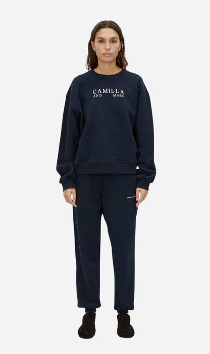 Camilla and Marc | Era Graphic Sweater - Navy/White