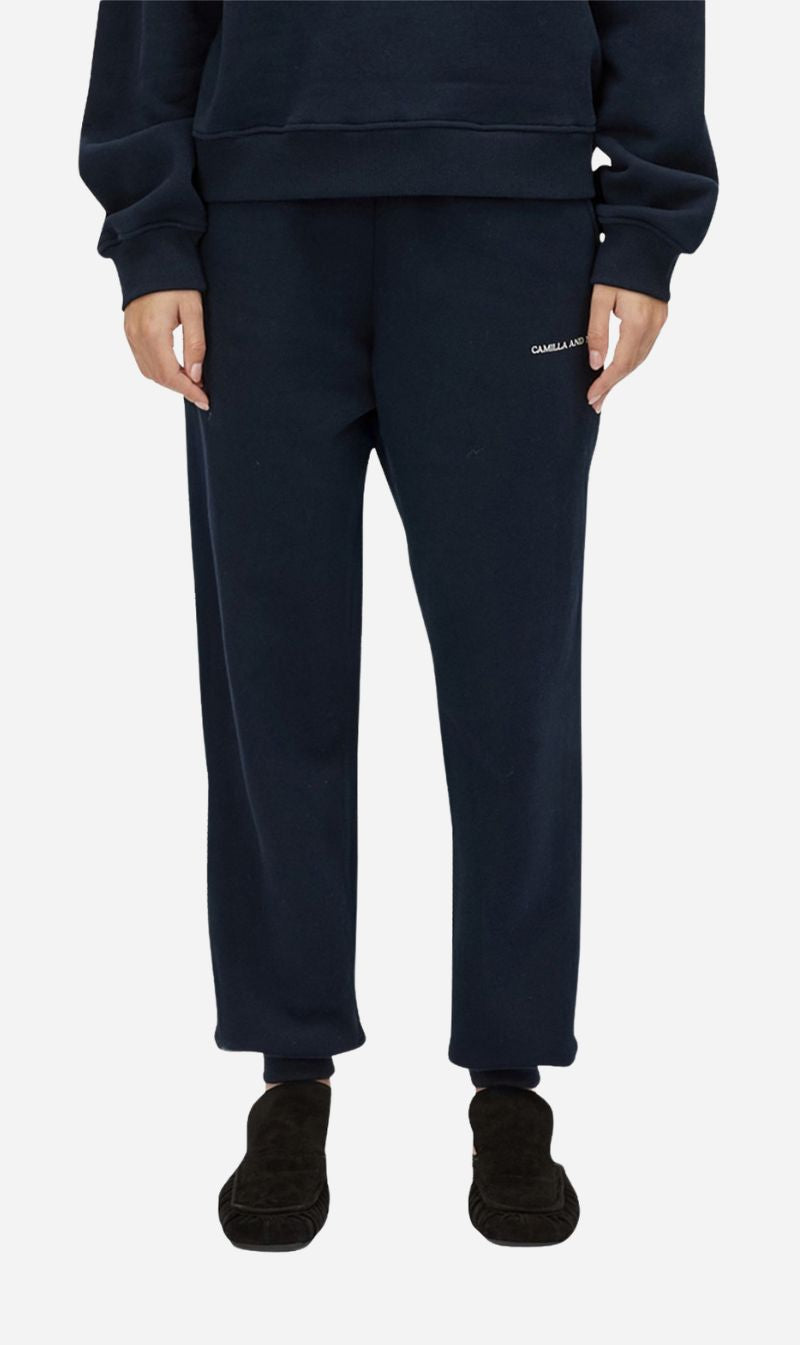 Camilla and Marc | Era Track Pant - Navy/White