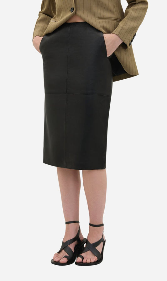 A.Emery | Wright Leather Skirt - Black