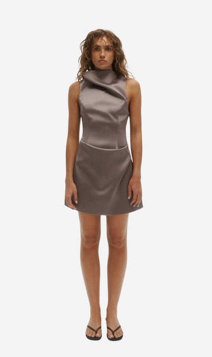 One Of Others | Mila Mini Dress - Mink