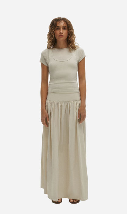 One Of Others | Heath Double Layered Top - Mist