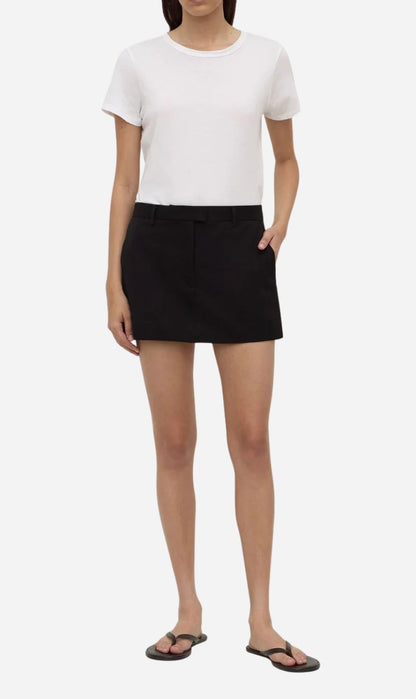 Assembly Label | Anika Wool Mini Skirt - Black