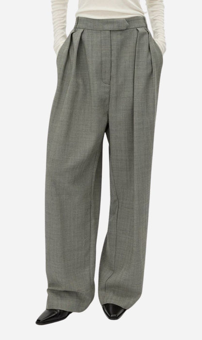Camilla and Marc | Ren Pant - Charcoal Herringbone