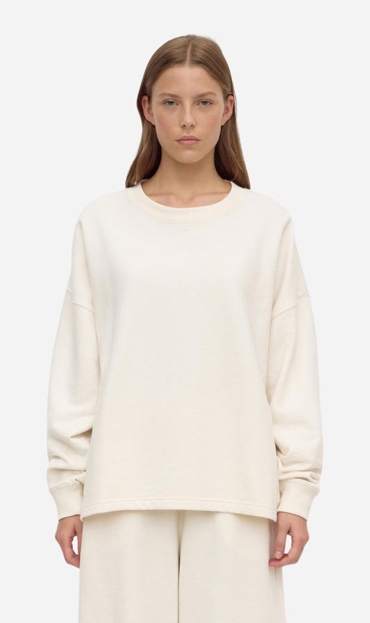 Assembly Label | Brushed Cotton Lounge Sweater - Shell