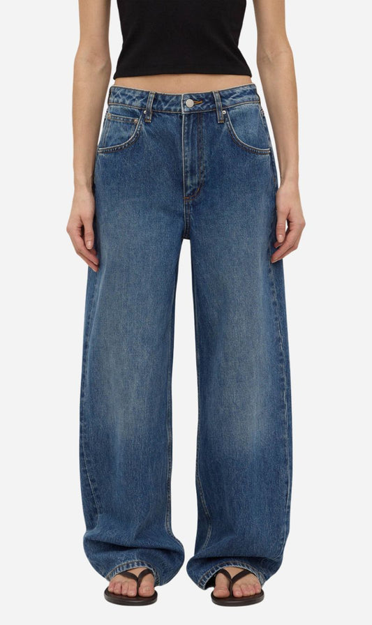 Assembly Label | Low Curve Mid Rise Jean - Mid Blue