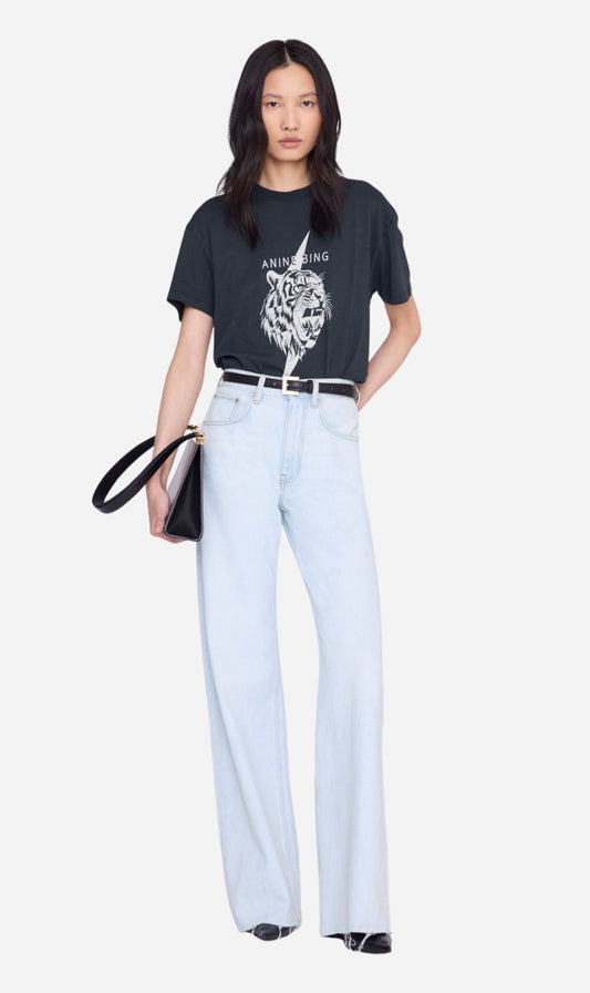 Anine Bing | Wagner Tee Tiger - Vintage Black