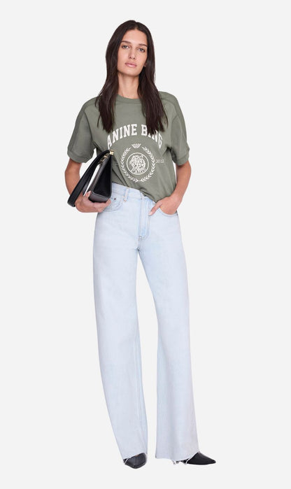 Anine Bing | Jaylin Tee Collegiate - Washed Sage
