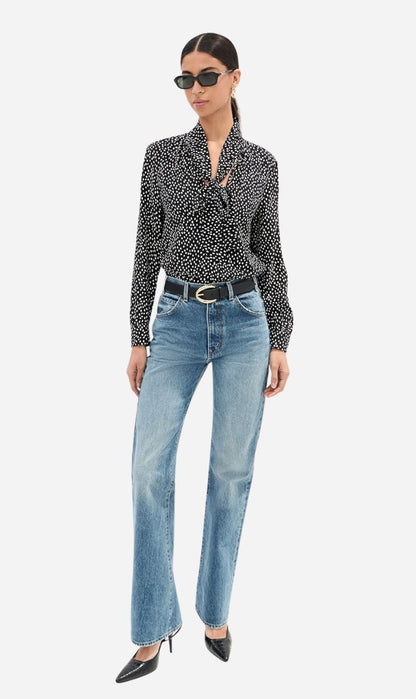 Nili Lotan | Janese Blouse - Wild Dot