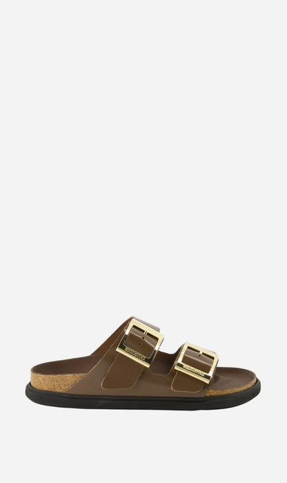 Birkenstock | Arizona Droplet Buckle High Shine Regular - Carafe