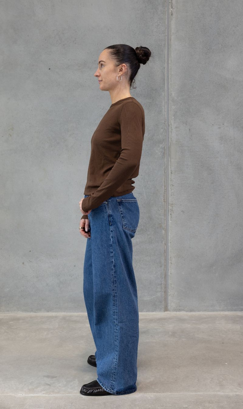Camilla and Marc | Amara Long Sleeve Top - Chocolate