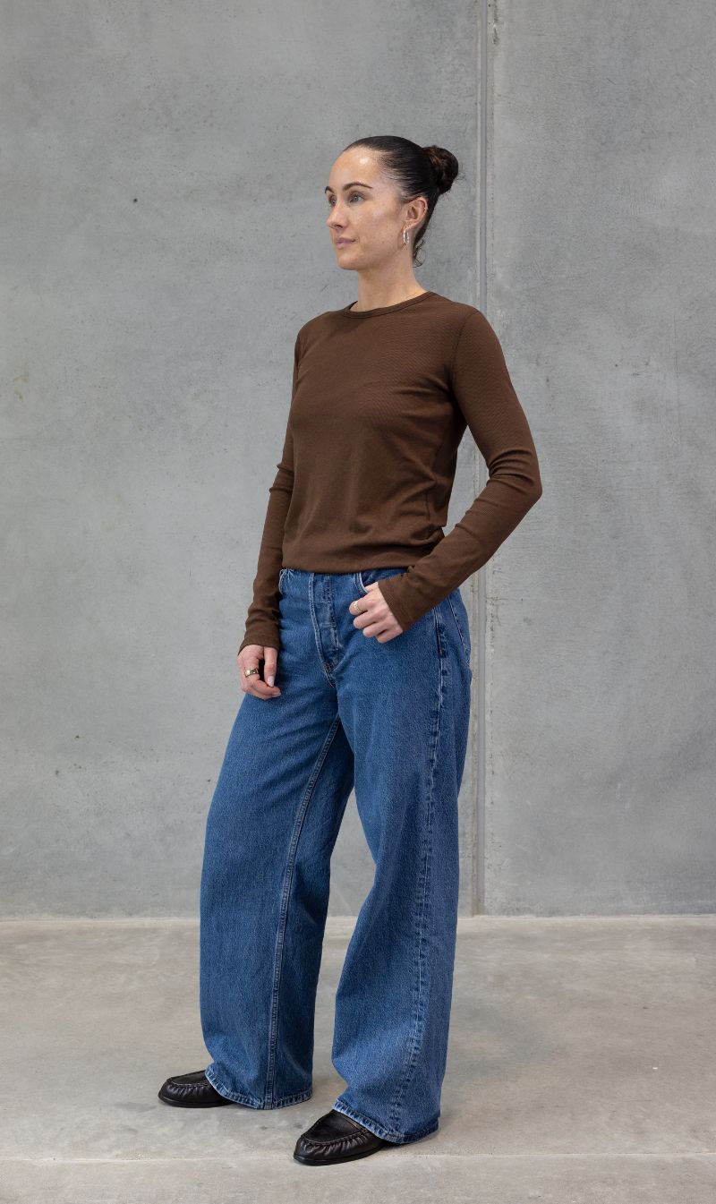 Camilla and Marc | Amara Long Sleeve Top - Chocolate