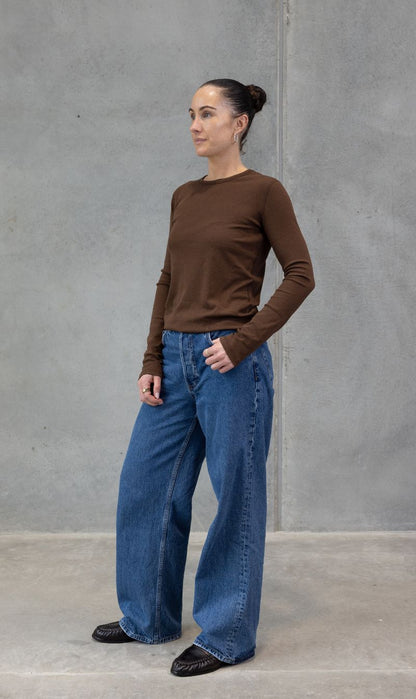 Camilla and Marc | Amara Long Sleeve Top - Chocolate