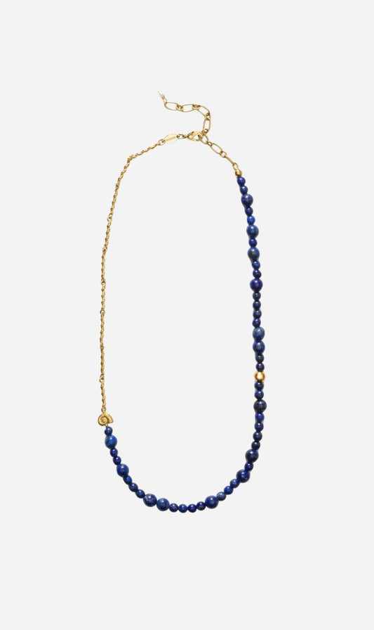 Anni Lu | Deep Blue Necklace - Golden Lapis