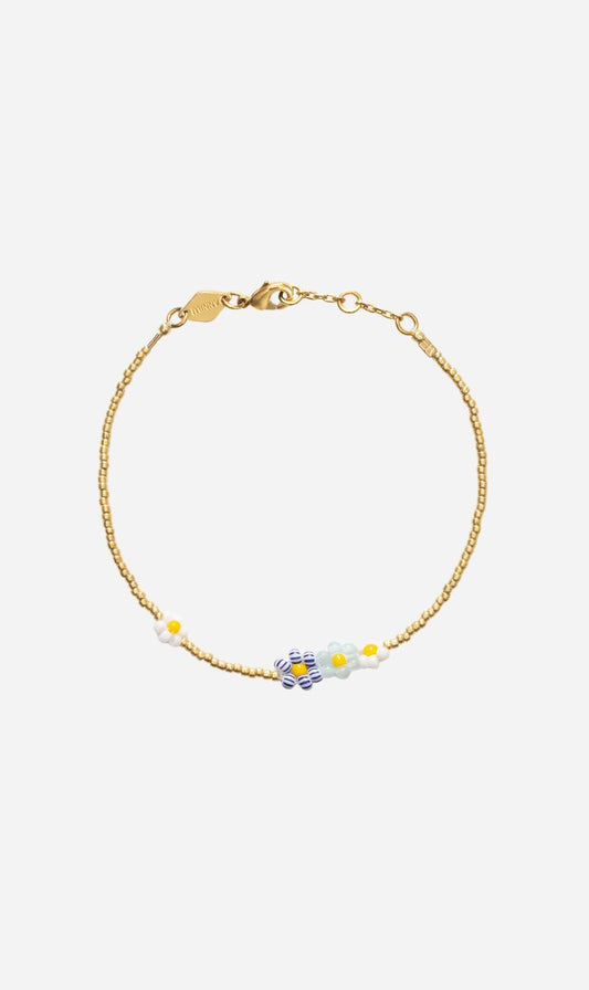 Anni Lu | Bluebell Bloom Bracelet - Soft Blue