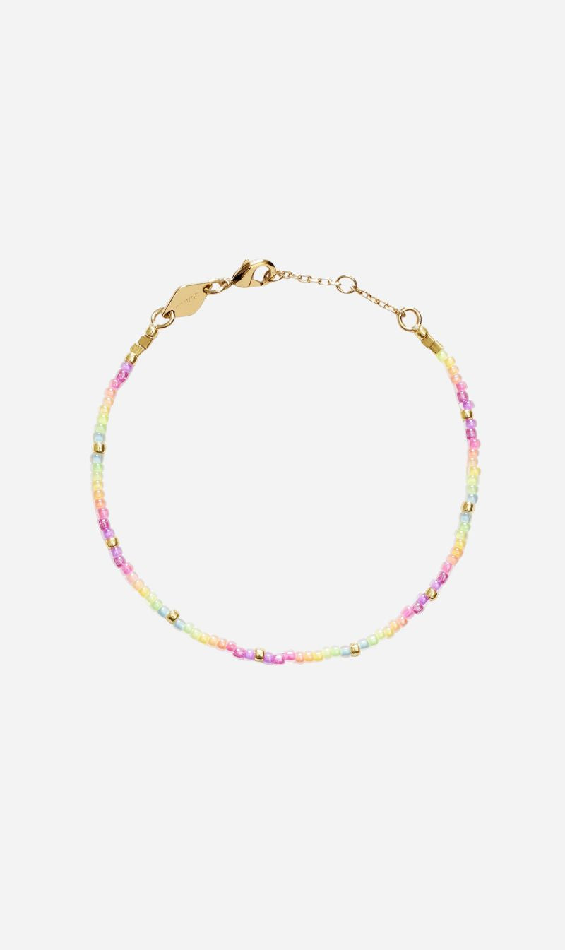Anni Lu | Neon Rainbow Bracelet - Gold