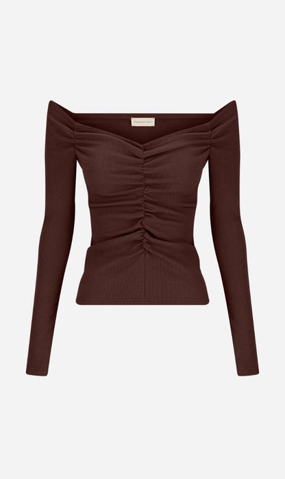 Dominique Healy | Luella Longsleeve - Chocolate